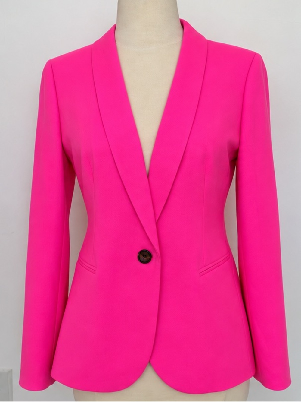 J. Crew Women's Vibrant Pink Blazer
